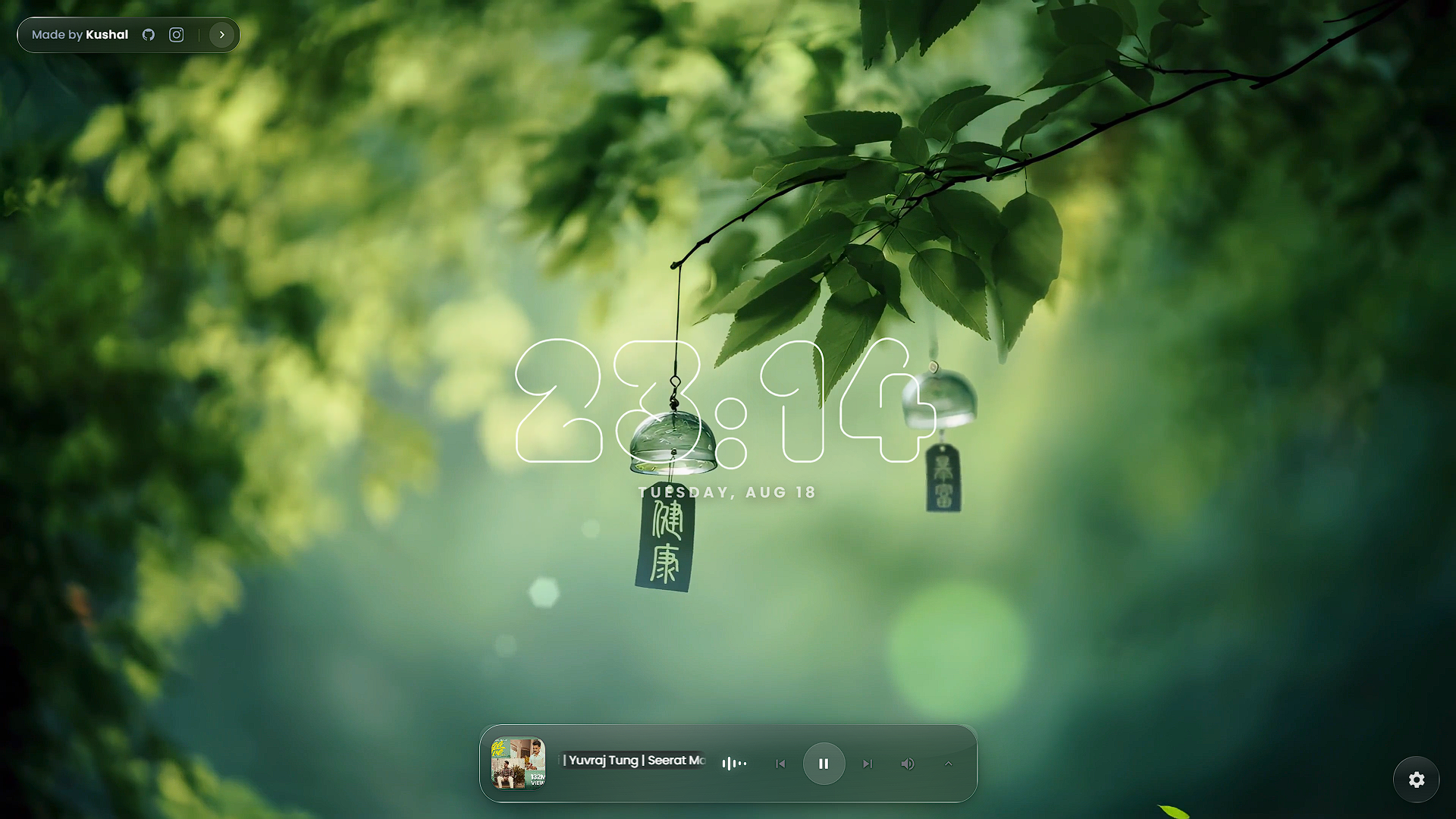 Playlisto — Ambient music player interface for YouTube playlists by Kushal Adhikary